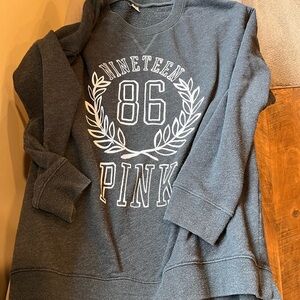 PINK Victoria's Secret Gray Sweatshirt